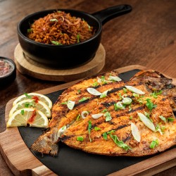 Grilled seabream Fish